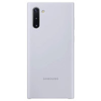 Officiële Samsung Galaxy Note 10 Siliconen Case - Zilver