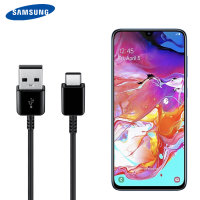 Cable de Carga Oficial Samsung Galaxy A70 USB-C - Negro - 1.5m