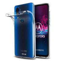 Olixar Ultra-Thin Motorola One Action Deksel - 100% Klar