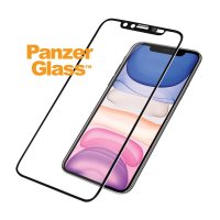PanzerGlass iPhone 11 Glass Screen Protector - Black
