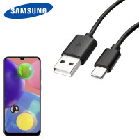 Câble Officiel Samsung Galaxy A70s USB-C – Chargement rapide – Noir