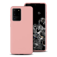 Olixar Silicone Samsung Galaxy S20 Ultra Hülle – Pastell rosa