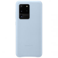 Offizielle Samsung Galaxy S20 Ultra Ledertasche - Himmelblau