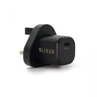 Olixar Power Delivery 20W Single USB-C Wall Charger - UK Plug - Black