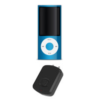 Scosche FlyTunes Apple iPod Nano 1-5Gen Bluetooth Adapter Dongle-Black