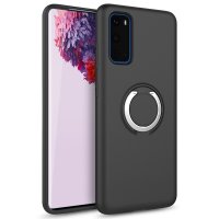 Zizo Revolve Samsung Galaxy S20 Deksel Tynn og Ring Svart For Huawei P30 Pro magnet metall ring ultra tynn veske svart
