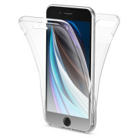 Olixar FlexiCover Complete Protection iPhone SE 2020 Gel Case - Clear