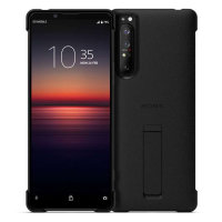 Official Sony Xperia 1 II Style Cover Stand Case Black Sony Xperia XZ3 Style Touch deksel (sort) Deksler og etui