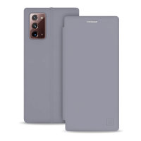 Olixar Soft Silicone Samsung Galaxy Note 20 Wallet Case - Grey
