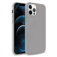Olixar Soft Silicone iPhone 12 Pro Max Case - Grey