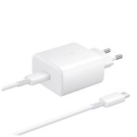 Official Samsung Note 20 PD 45W Fast Wall Charger - EU Plug - White