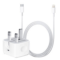 Official Apple 20W iPhone 12 Pro Fast Charger & 1m Cable Bundle