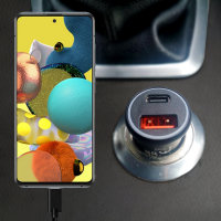 Olixar Samsung Galaxy A51 5G Car Charger With USB-C PD & QC 3.0 - 38W