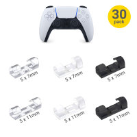 Olixar Self-Adhesive Cable Wall Clip Holders For PS5 - 30 Pack