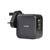 Olixar 65W GaN Dual USB-C & USB-A Super Fast PD International Mains Charger