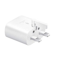Official Samsung Super Fast 25W PD USB-C UK Wall Charger - White