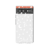 LoveCases Gel White Stars And Moons Case - For Google Pixel 6