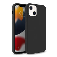 Olixar Soft Silicone Black Case - For Apple iPhone 13