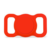 Olixar Apple AirTag Protective Clip On Pet Collar Case - Red