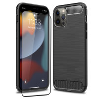 Olixar Sentinel Case and Glass Screen Protector - For iPhone 13 Pro