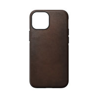 Nomad Horween Leather Modern Brown Case - For iPhone 13 mini