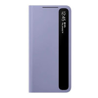 Official Samsung Smart Clear View Cover Lavender Case - For Samsung Galaxy S21 FE