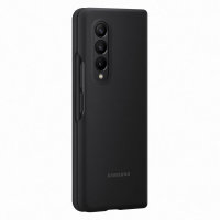 Official Samsung Galaxy Z Fold 3 Genuine Leather Cover Case - Black