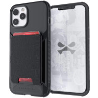 Ghostek Exec 5 Genuine Leather Wallet Black Case - For iPhone 13 Pro