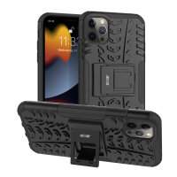 Olixar ArmourDillo Tough Black Case - For iPhone 13 Pro