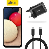 Olixar Samsung Galaxy A03S 18W USB-C Fast Charger & 1.5m USB-C Cable