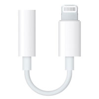 Official  iPhone 13 Pro Max Lightning to 3.5mm Adapter - White