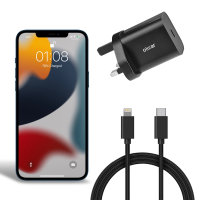 Olixar iPhone 13 mini 18W Mains Charger & USB-C to Lightning Cable