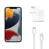 Official  iPhone 13 mini 30W Fast Charger & 1m Cable Bundle