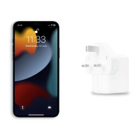 Official  iPhone 13 Pro Max 30W USB-C Fast Wall Charger -White