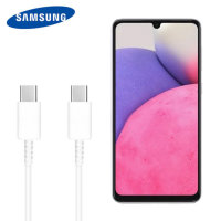 Official Samsung White 1m PD USB-C to USB-C Cable - For Samsung Galaxy A33 5G