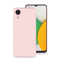 Olixar Samsung Galaxy A03 Core Soft Silicone Case - Pastel Pink