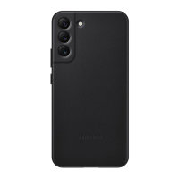 Official Samsung  Leather Cover Black Case - For Samsung Galaxy S22 Plus