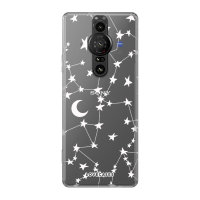 LoveCases Sony Xperia Pro-I Gel Case - White Stars And Moons