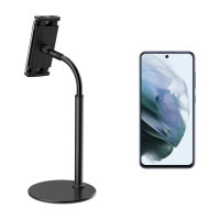 Olixar Black ShortArm Desk Clamp Holder - For Samsung Galaxy S21 FE