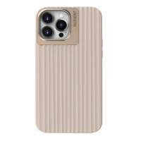 Nudient Bold Linen Beige Case - For Apple iPhone 13 Pro