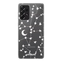 LoveCases White Stars & Moon Gel Case - For Samsung Galaxy A73