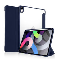 Olixar Blue Wallet Case With Apple Pencil Slot - For iPad Air 5 10.9