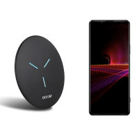 Olixar Slim Black 15W Fast Wireless Charger Pad - For Sony Xperia 1 IV