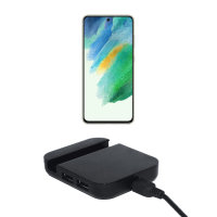 Aquarius 4-Port USB 2.0 Black Hub and Phone Stand - Samsung Galaxy S21 FE