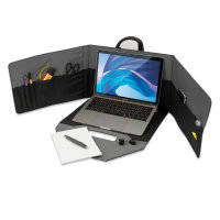 4Smarts Grey Laptop Bag With Privacy Mobile Office Setup