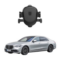 Olixar Black Circular Air Vent Car Phone Holder For Smartphones - For Mercedes Benz S Class (2018 & Newer)