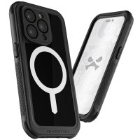 Ghostek Nautical MagSafe Compatible Black Waterproof Case - For iPhone 14 Pro