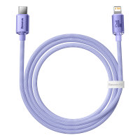 Baseus 20W 1.2m Crystal Shine USB-C to Lightning Cable - Purple