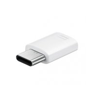 Official Samsung Micro-USB to USB-C Adapter White