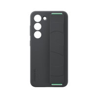 Official Samsung Silicone Cover Grip Black Case - For Samsung Galaxy S23
